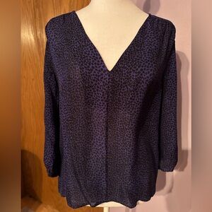 Joie size small purple and black top.
